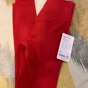 Athleta salutation stash xxs Red Leggings